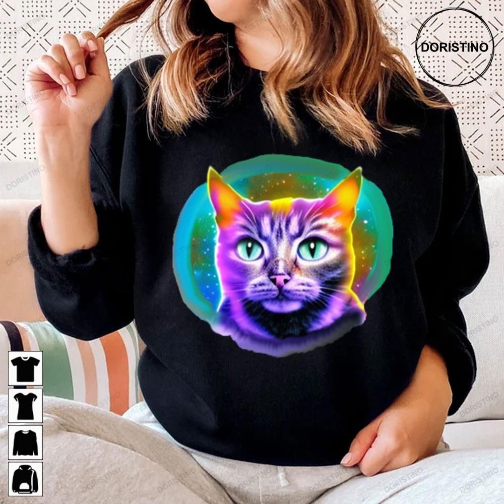 Galaxy cat online sweatshirt